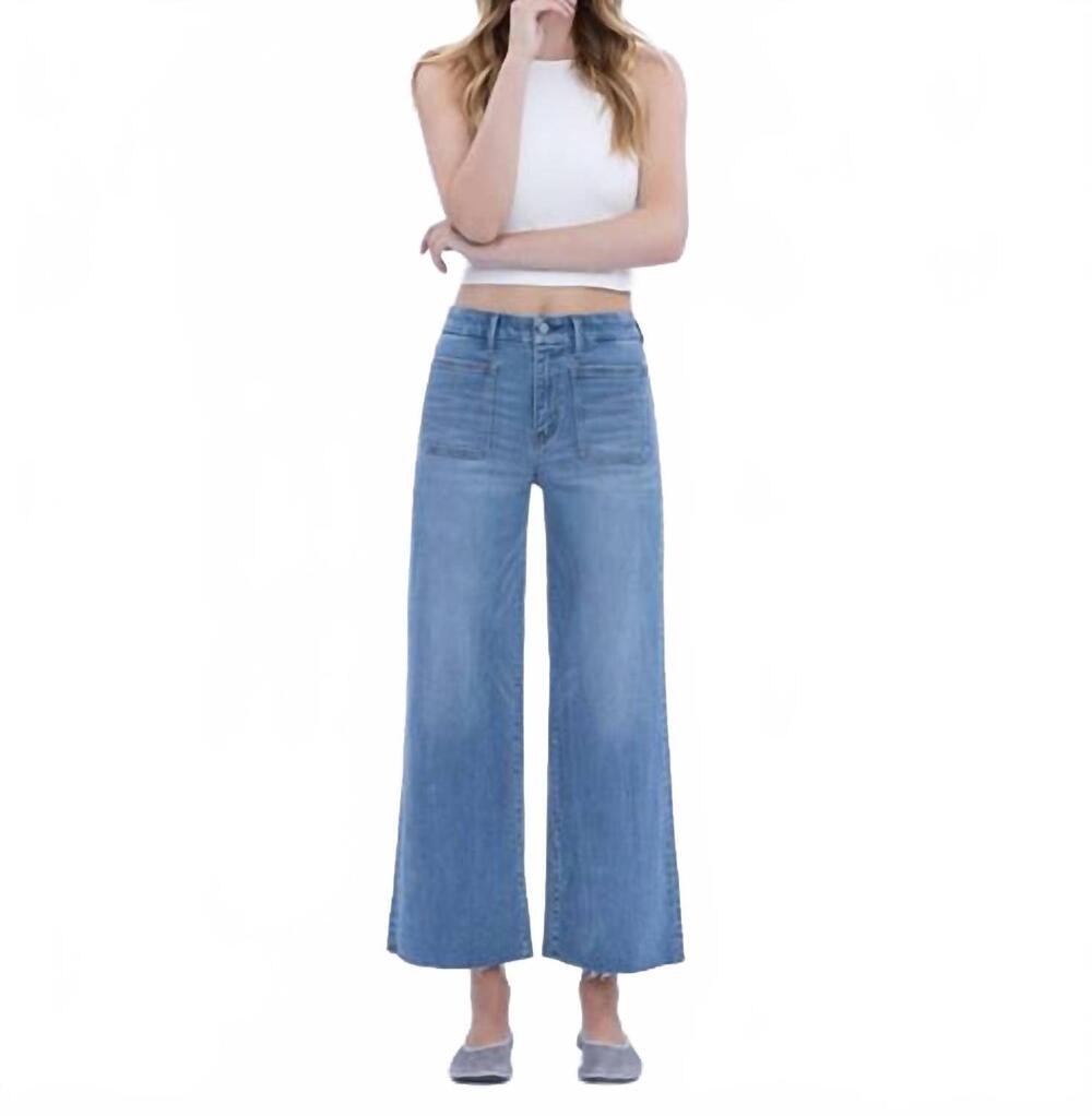 NEW VERVET BY FLYING MONKEY olivia high rise jean in light